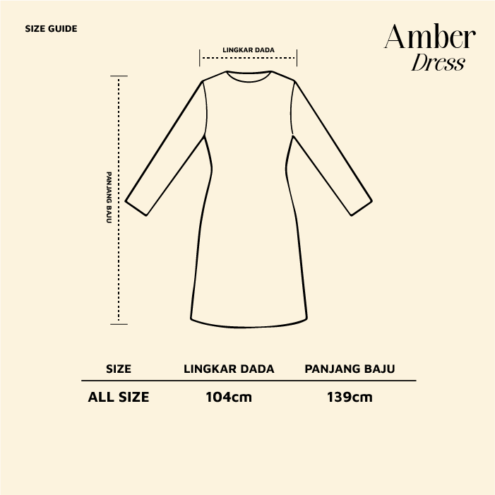 Size Guide_Amber Dress
