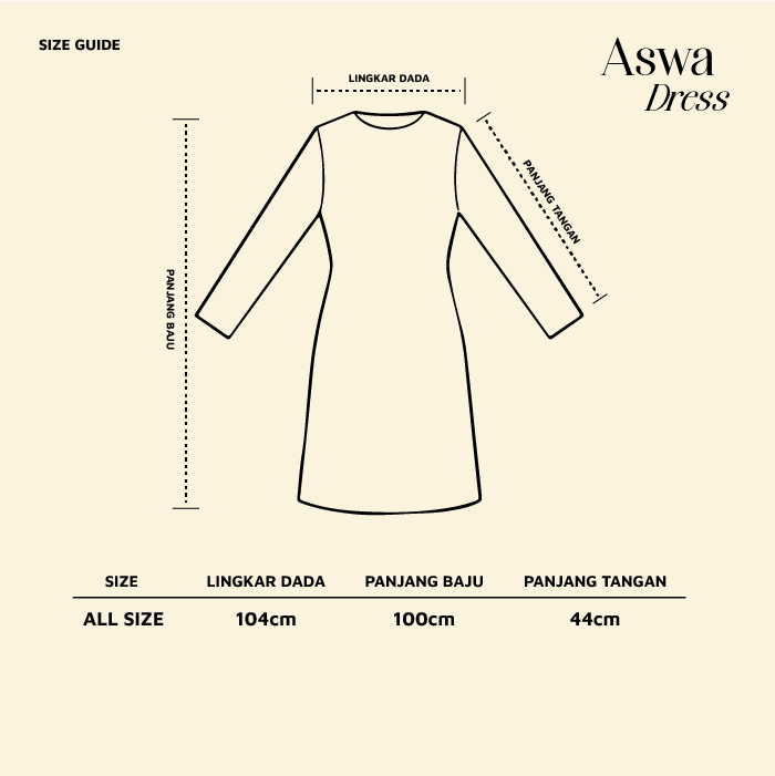 Size Guide_Aswa Dress