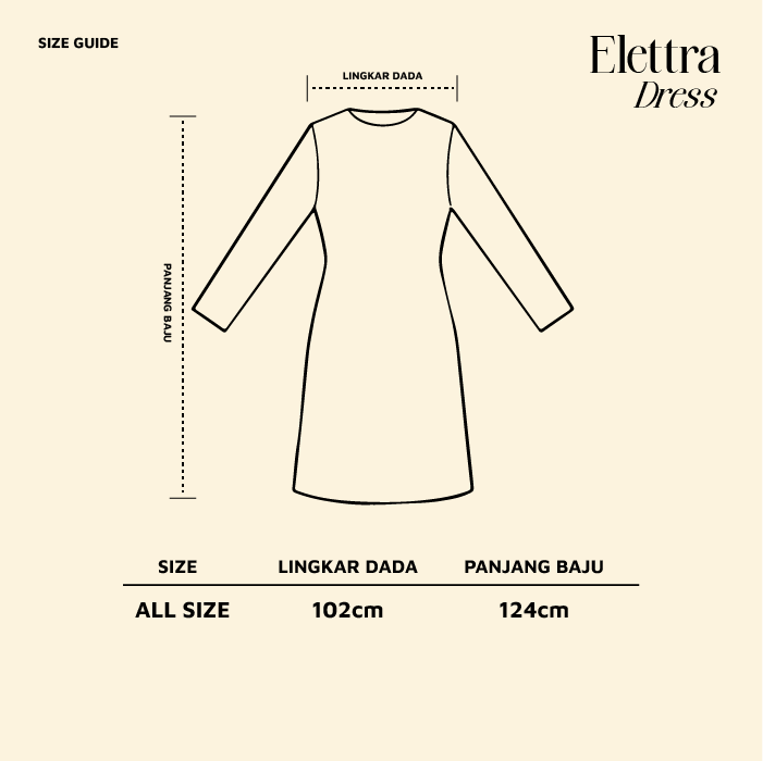 Size Guide_Elettra Dress